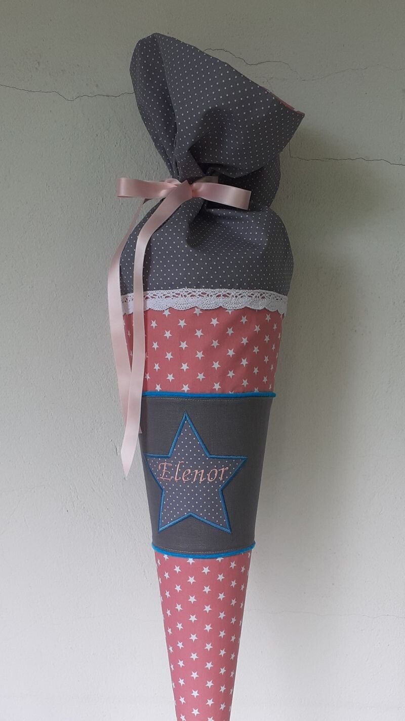 Schultüte aus Stoff exklusiv im Wunschdesign 