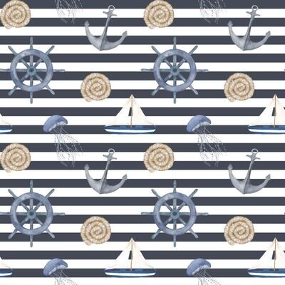 Canvas  digital Sail away maritim