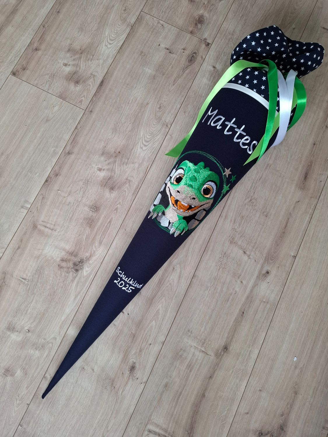 Schultüte aus Stoff Babydino 85cm XL-Schultüte, 70cm und 35cm