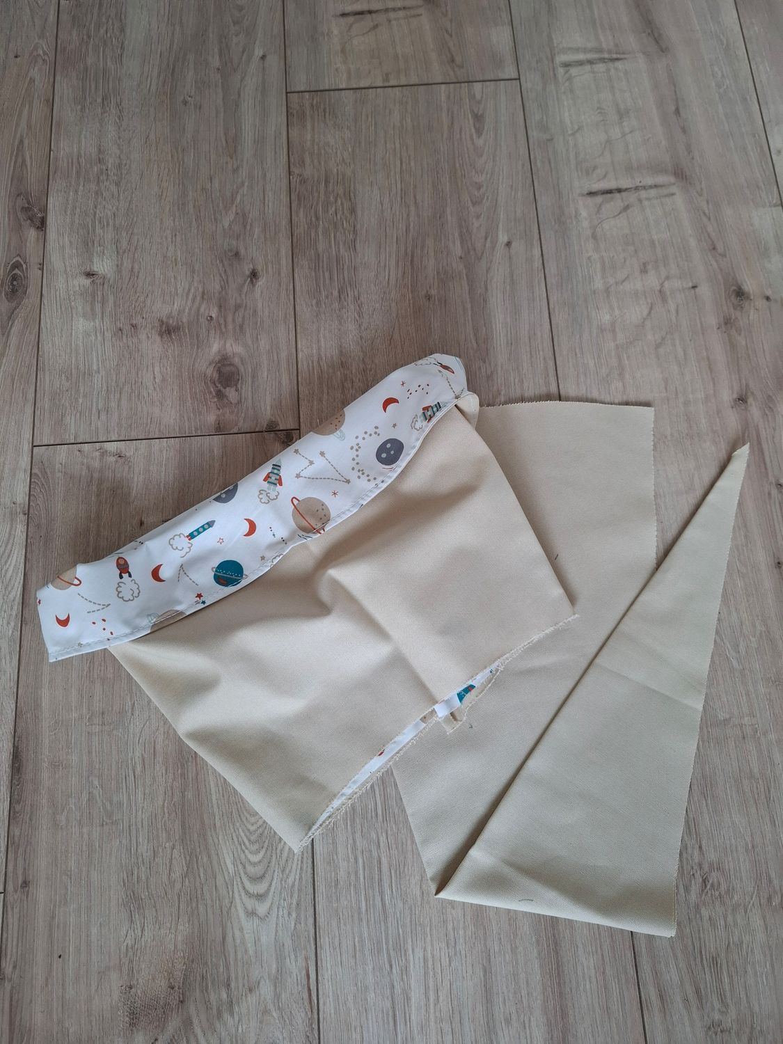 Weltraum Schultüte beige mit Wunschmotiv personalisierbar