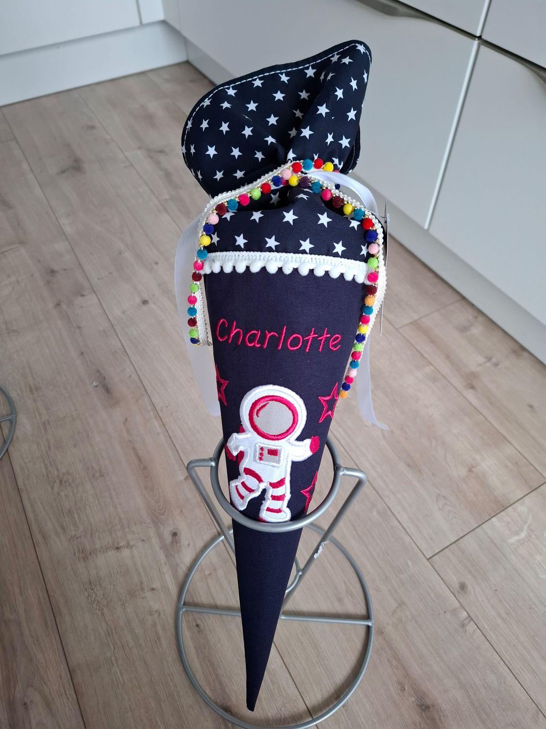 Schultüte aus Stoff Rakete | Navy/Beere | Liebfrech Schultüte aus Stoff Rakete | Navy/Beere | Liebfrech