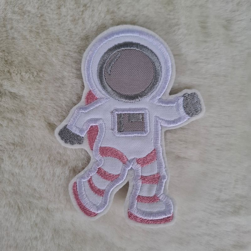 Astronaut Patch zum Aufbügeln – Rosa