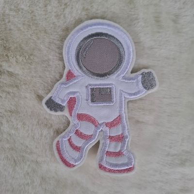 Astronaut Patch zum Aufbügeln – Rosa