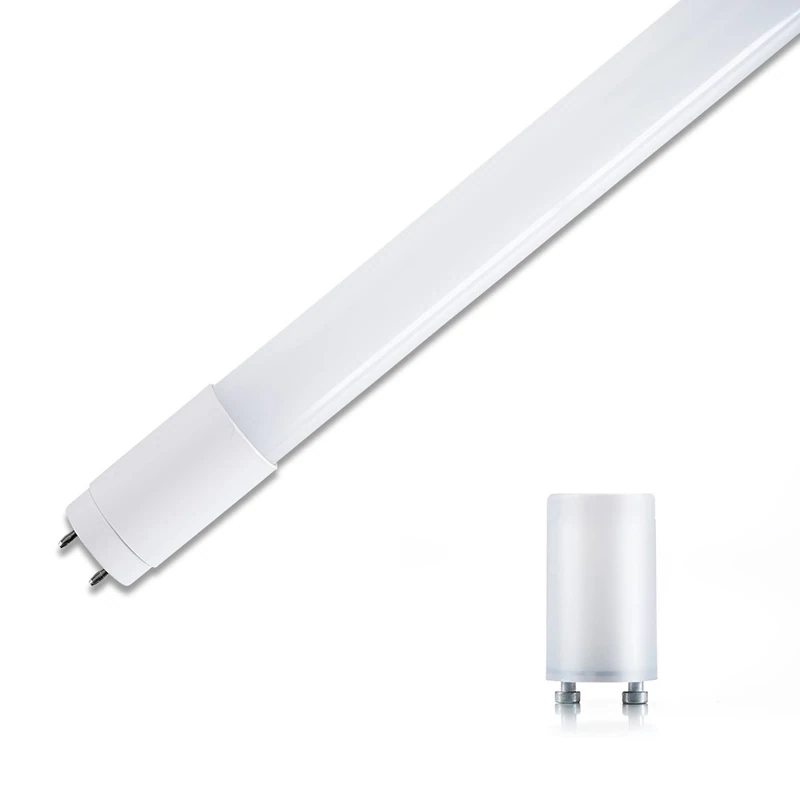Led T8 buislamp+starter 120 cm en 150cm
