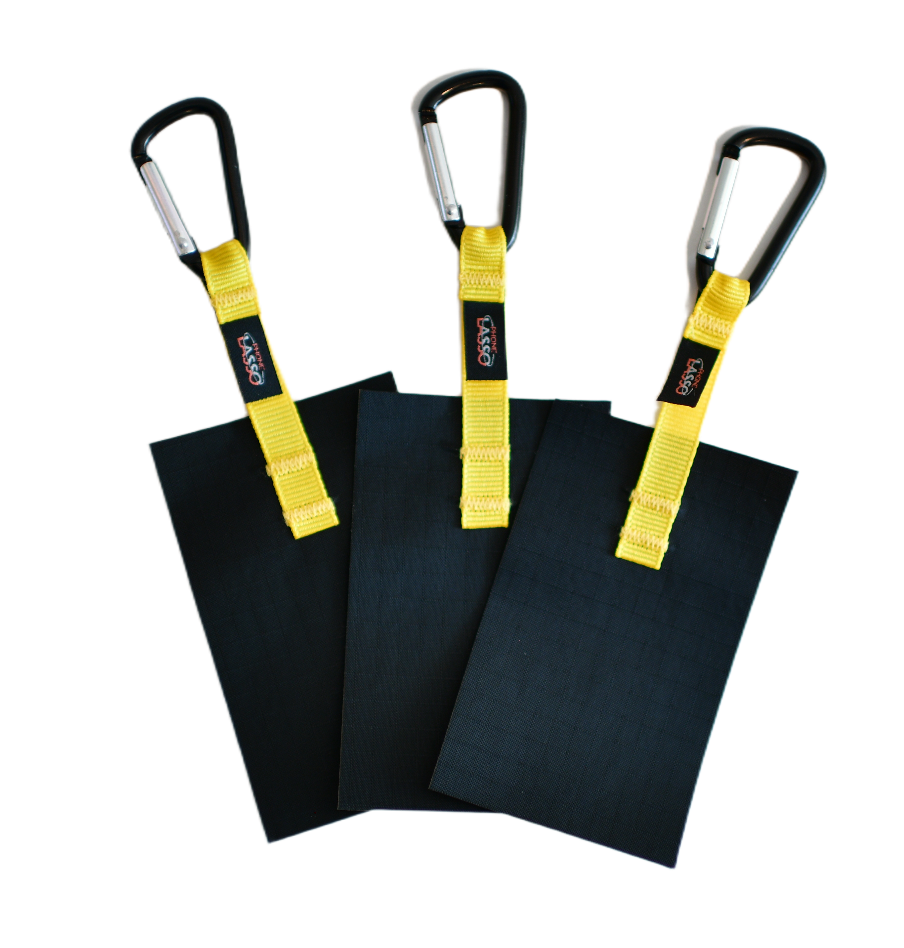 Yellow and Black Phone Lasso Patches