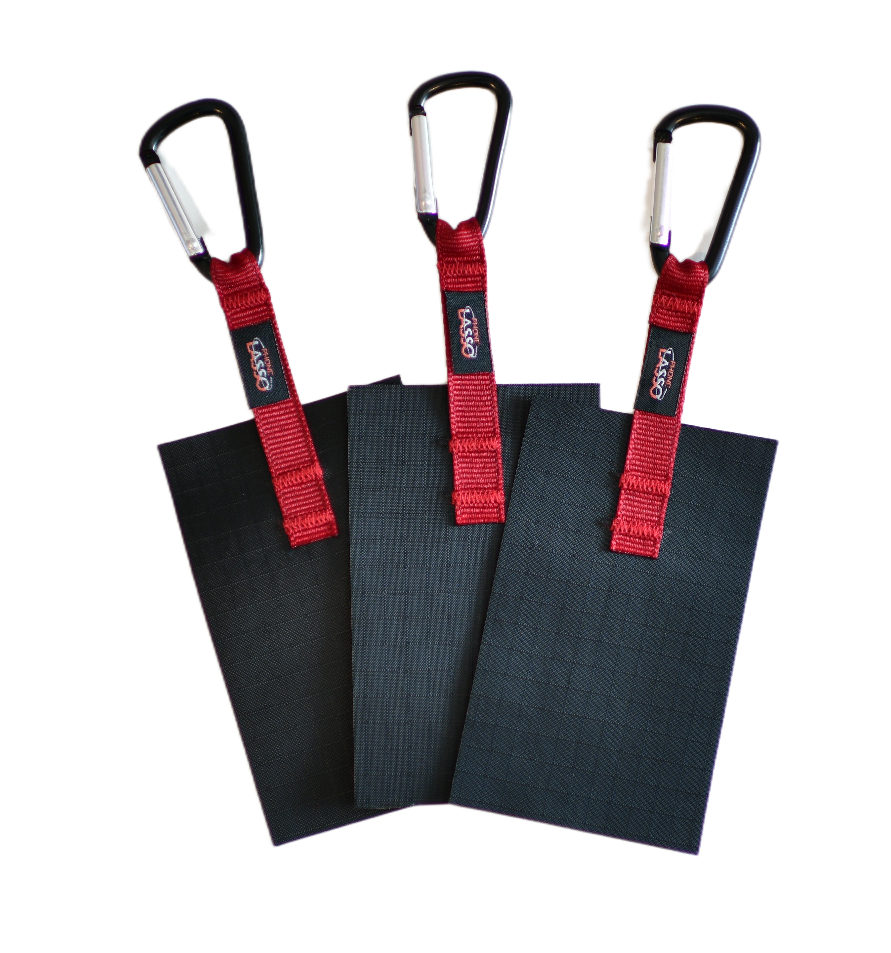 Deep Red and Black Phone Lasso Kit 3-Pack