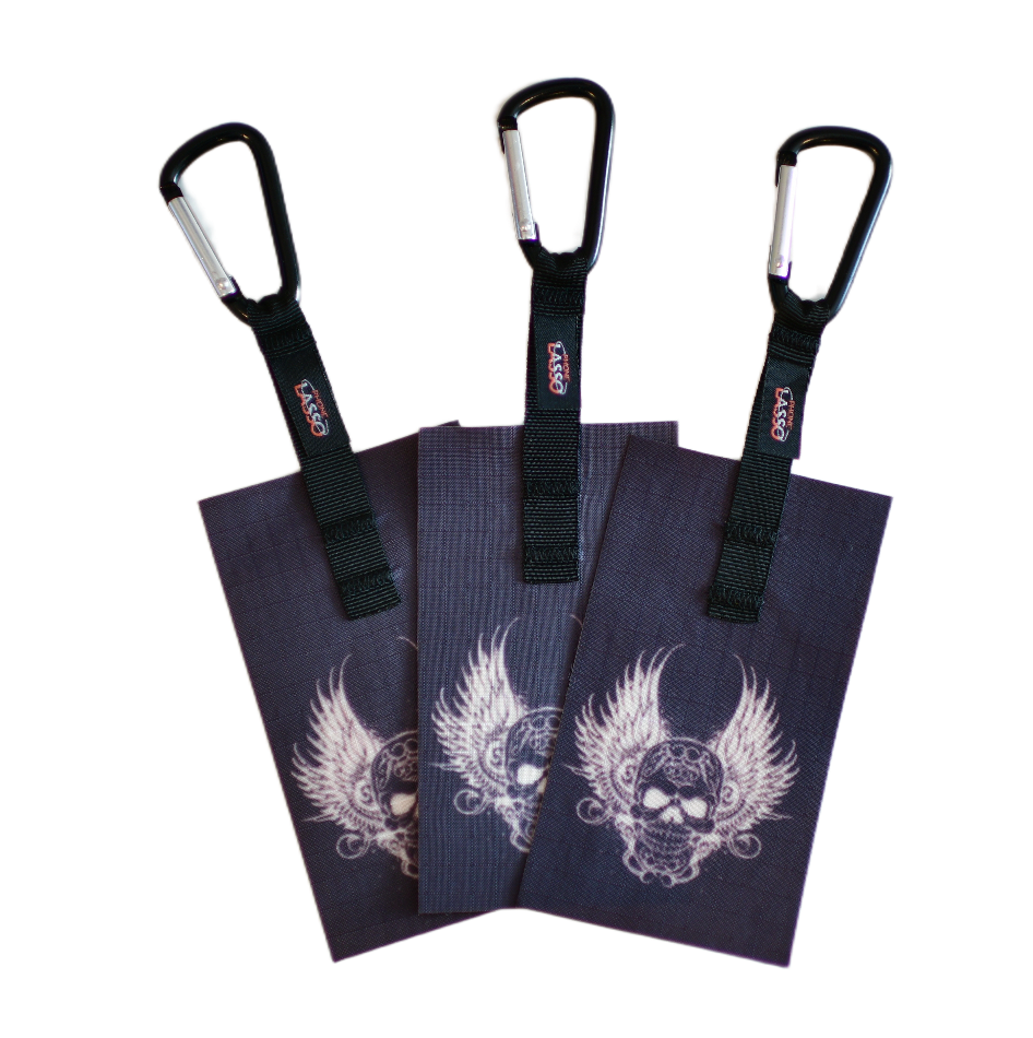 Skull and Wings Phone Lasso Patches