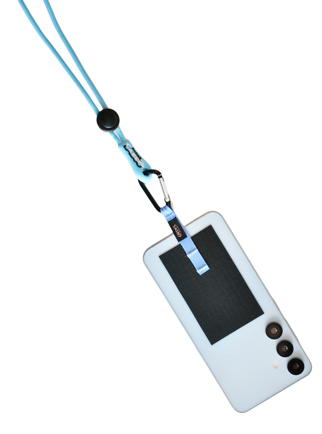 Sky-Blue and Black Phone Lasso Patches