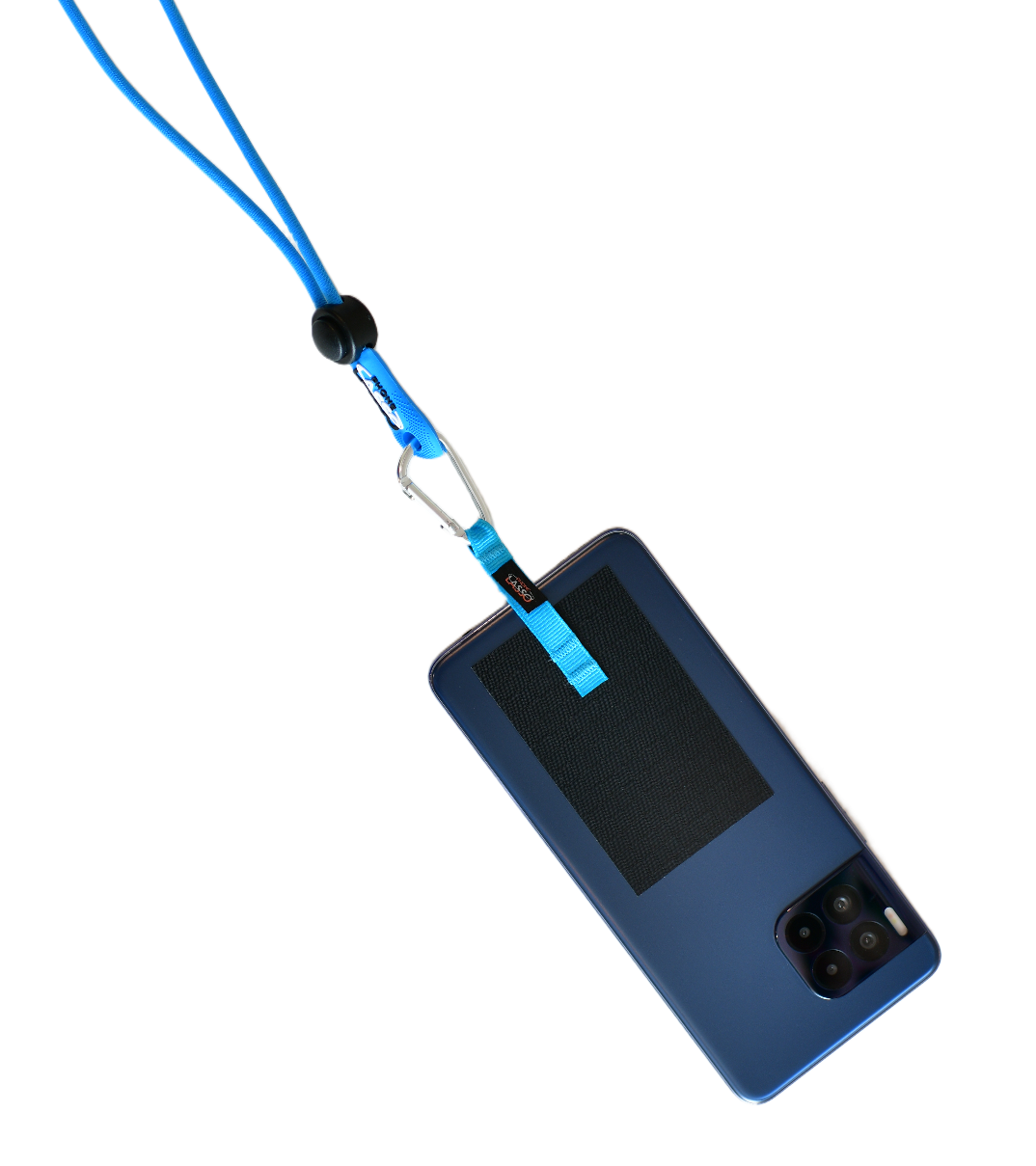 Light Blue and Black Phone Lasso Patches