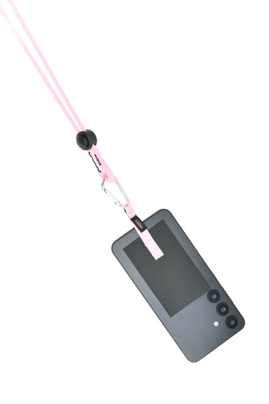 Baby Pink and Black Phone Lasso Kit 3-Pack