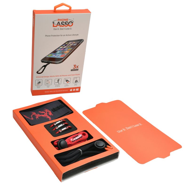 Phone Lasso Red Dragon Kit 3-Pack