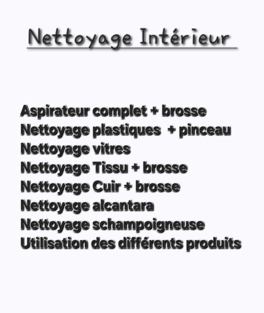 Formation Nettoyage Intérieur