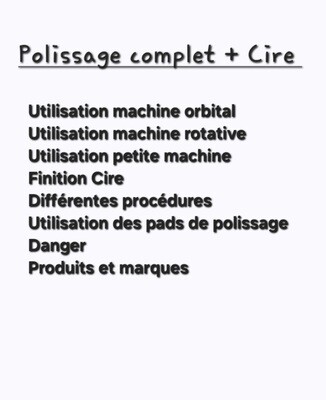 Formation Polissage