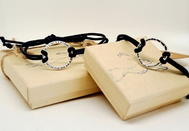 UNISEX SILVER CORD