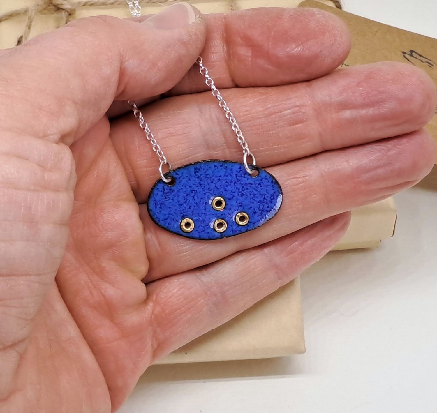 BLUE ENAMELLED