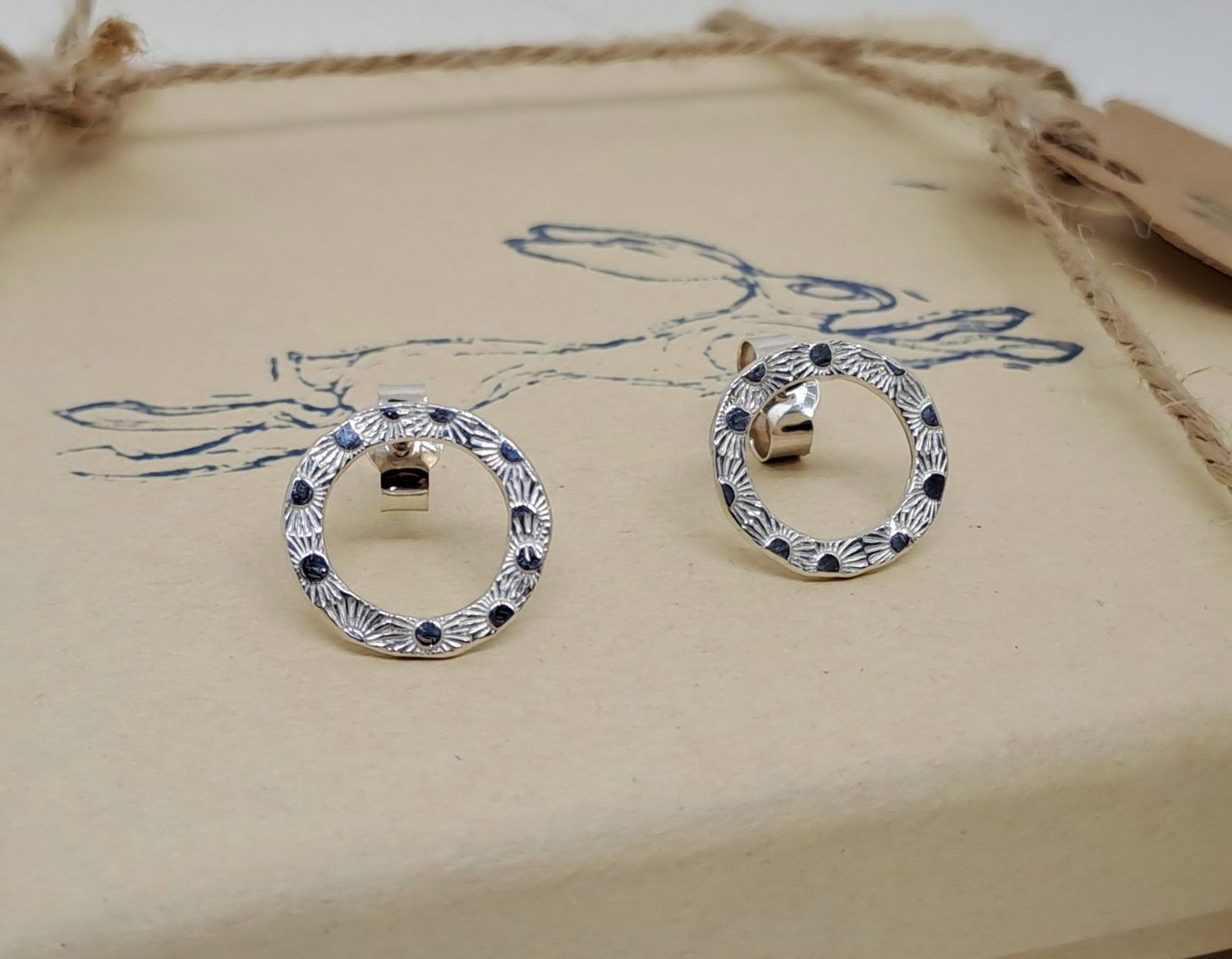 SUN CIRCLE STUDS