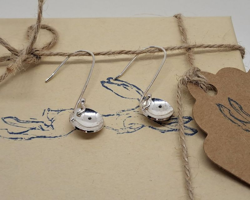 DOMED DANGLY STUDS