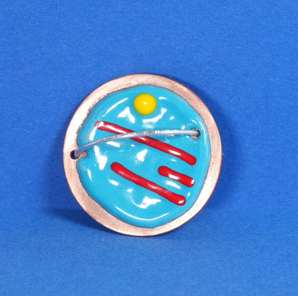 BLUE BROOCH