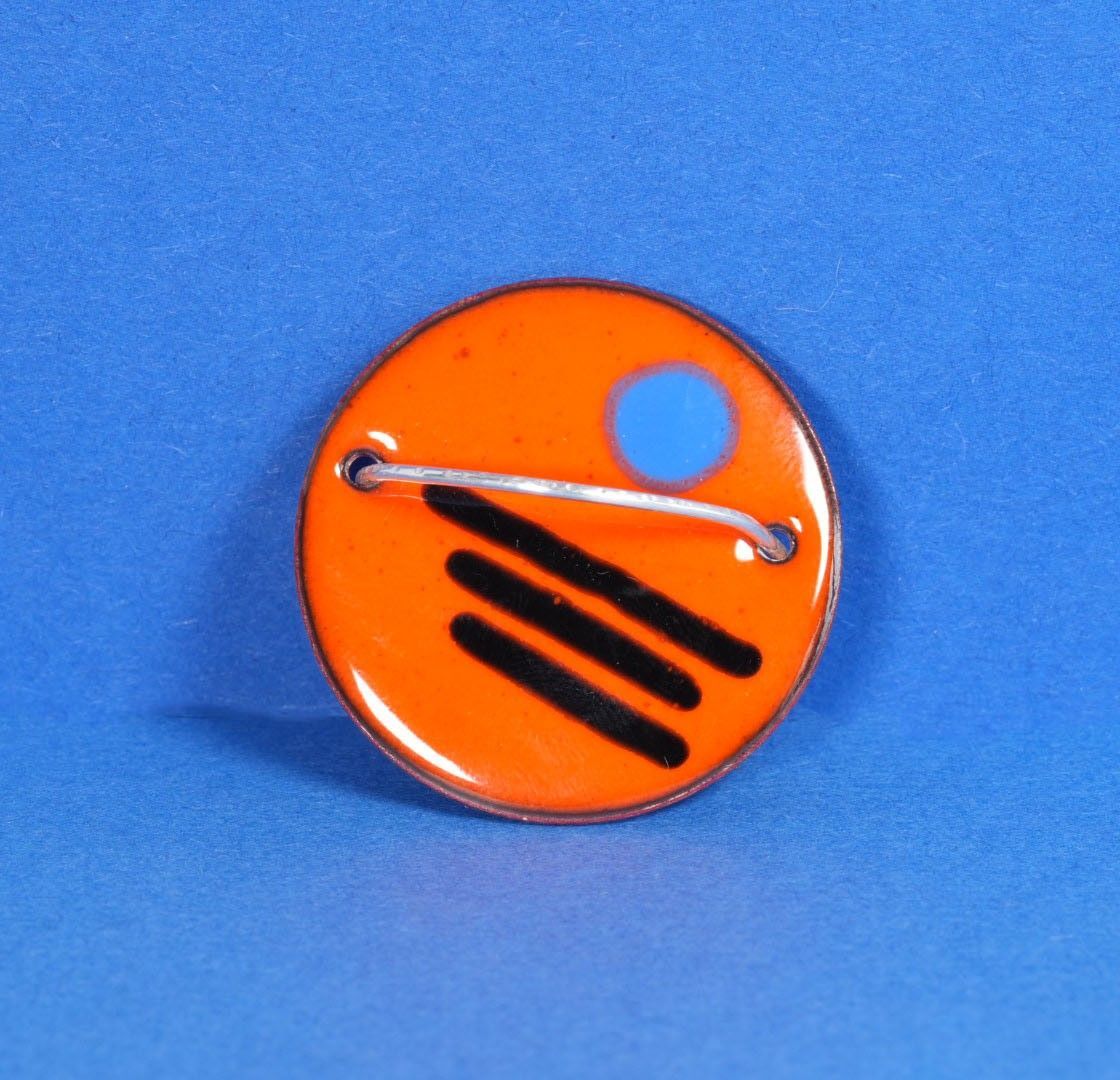 ORANGE BROOCH