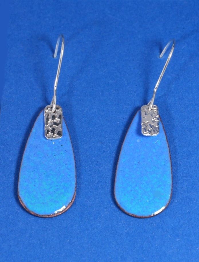 BLUE ENAMEL DROP