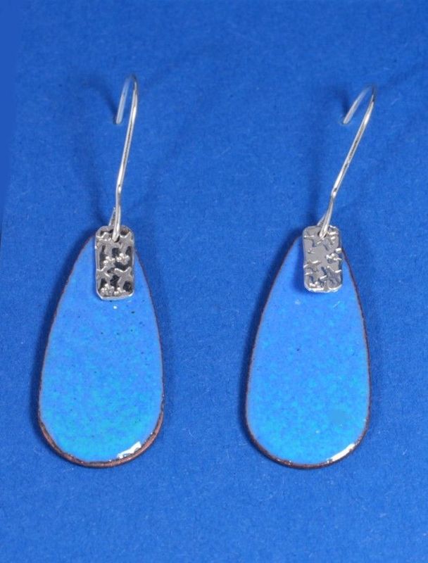 BLUE ENAMEL DROP