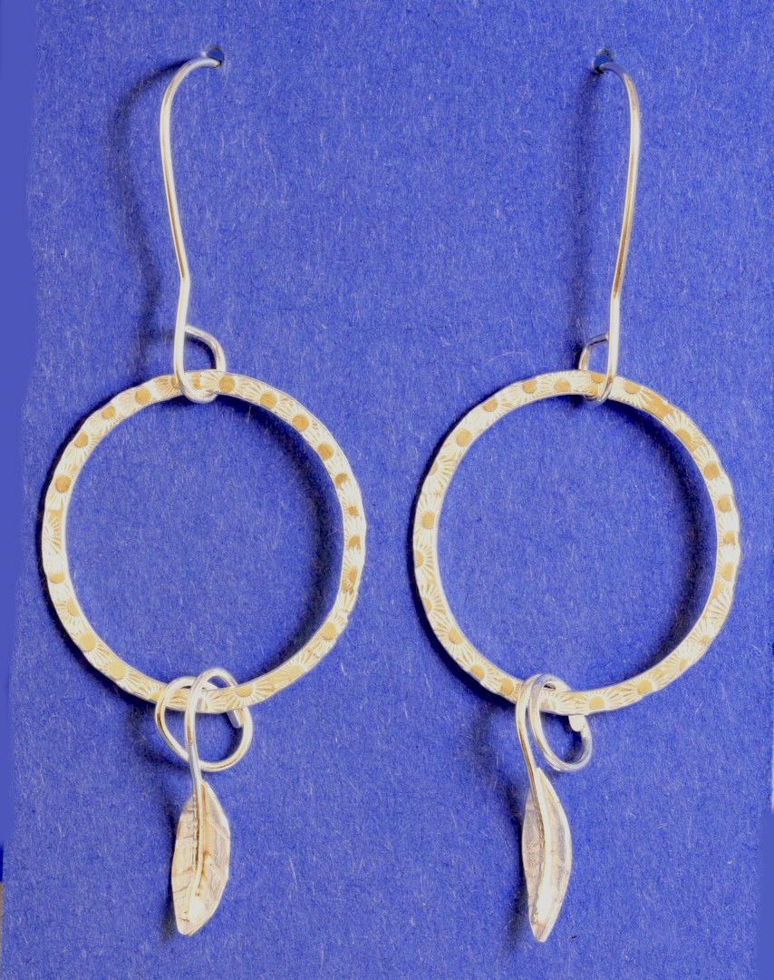 DANGLY LEAF EARRINGS