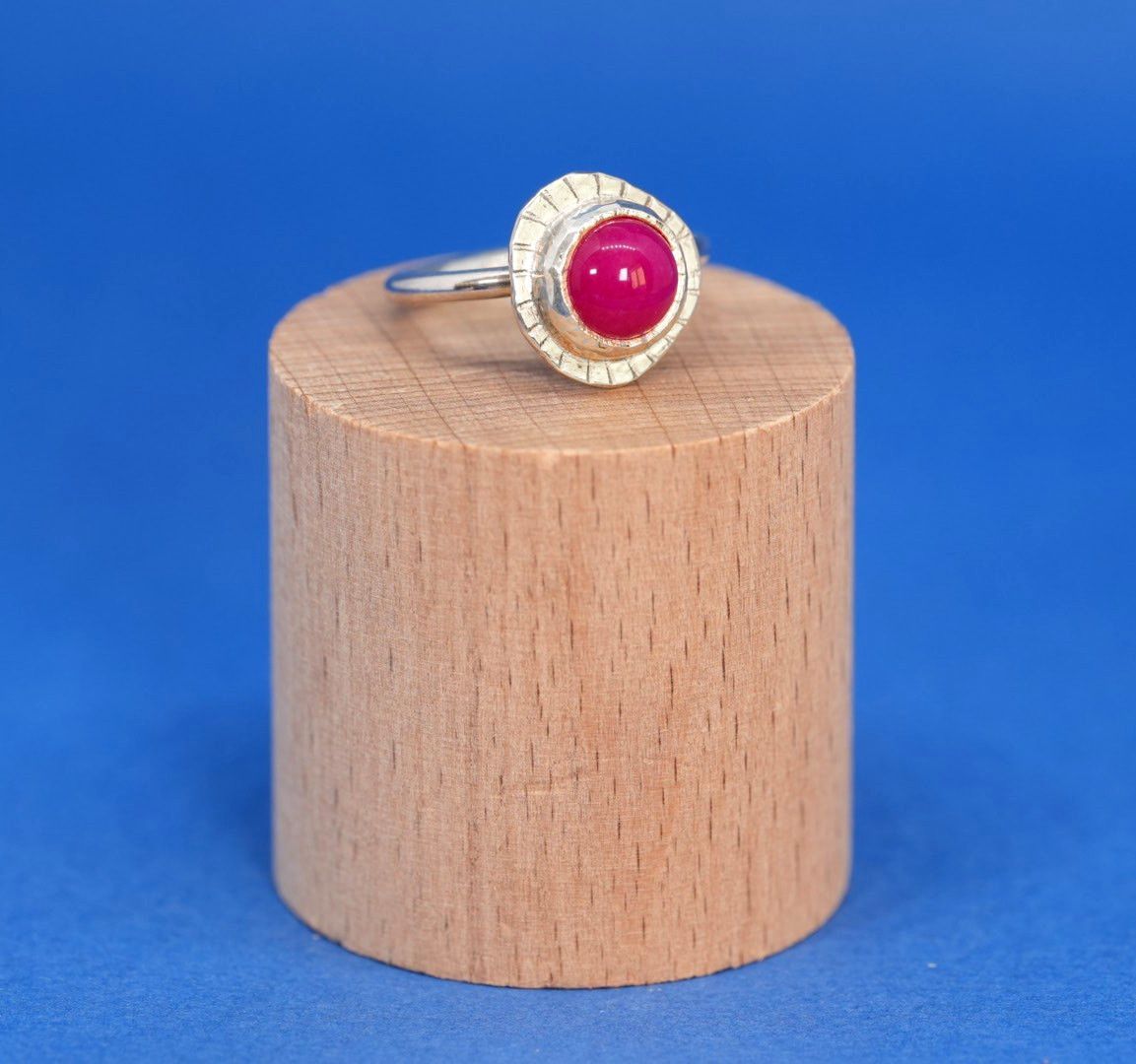 RED JADE RING