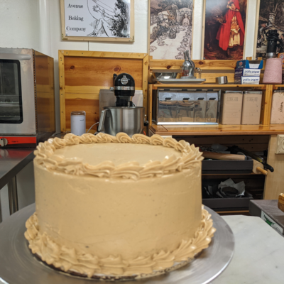 6" (OR) 9" Chocolate Cake With Peanut Butter - Brown Sugar Buttercream
