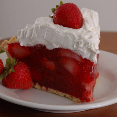 6" (OR) 9" Fresh Organic Strawberry Pie (Available June, July & August)