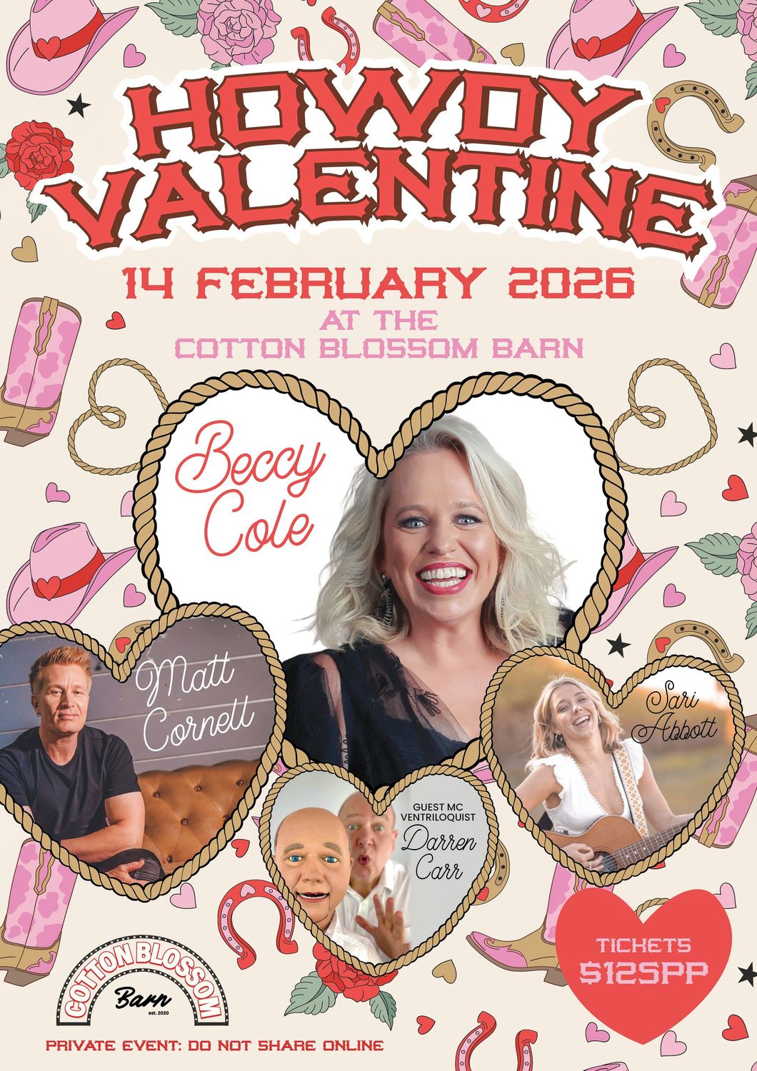 COMPLIMENTARY CONCERT TICKET - SATURDAY 14 FEBRUARY COMPLIMENTARY CONCERT TICKET - SATURDAY 14 FEBRUARY