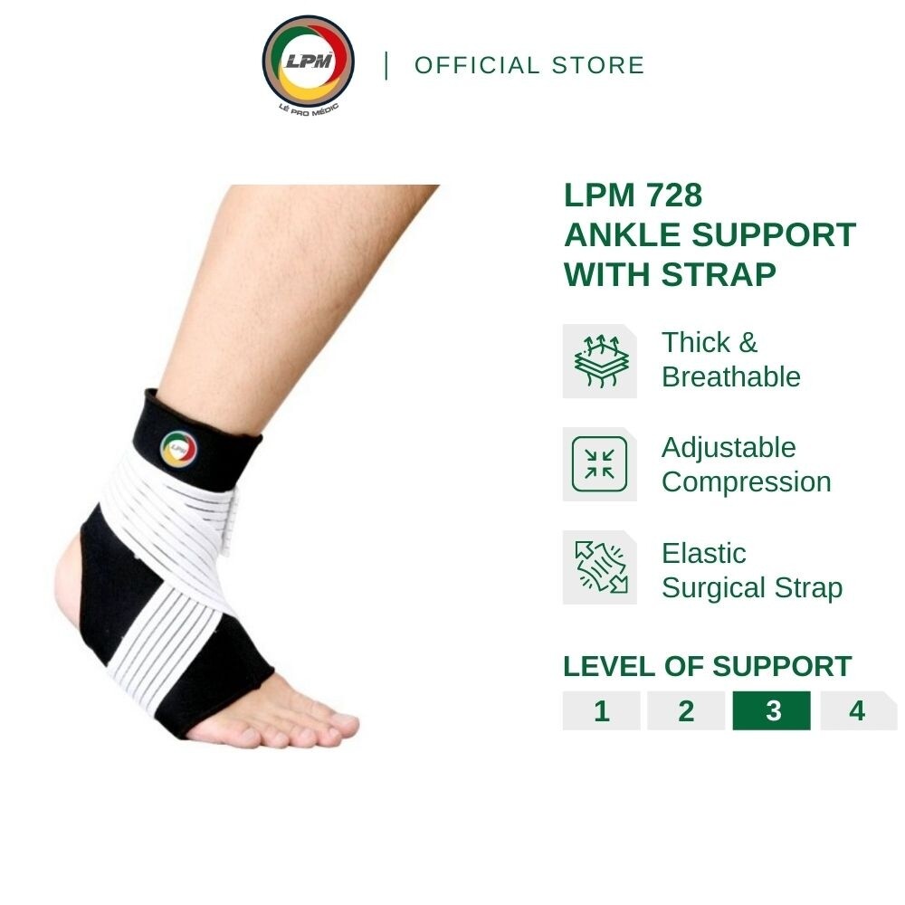 LPM ANKLE SUPPORT WITH STRAP
