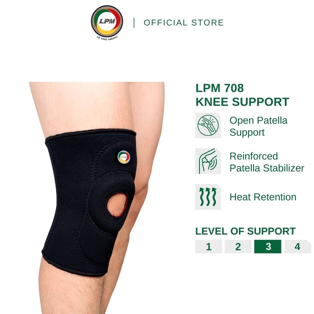 LPM STANDARD KNEE SUPPORT (OPEN PATELLA)