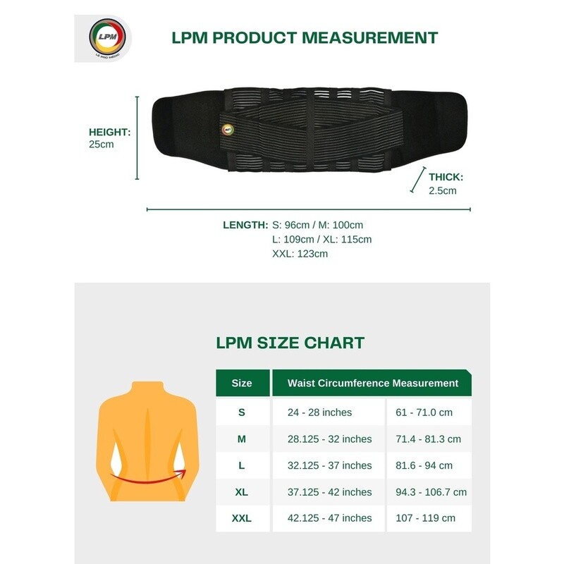 LPM SACRO LUMBAR SUPPORT