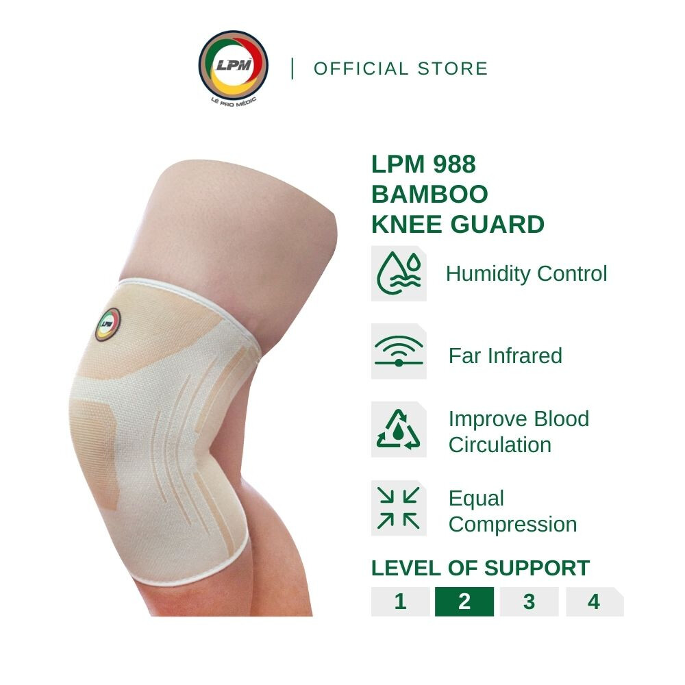 LPM ACTIVATED BAMBOO KNEE GUARD