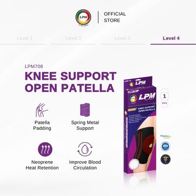 LPM STANDARD KNEE SUPPORT (OPEN PATELLA)