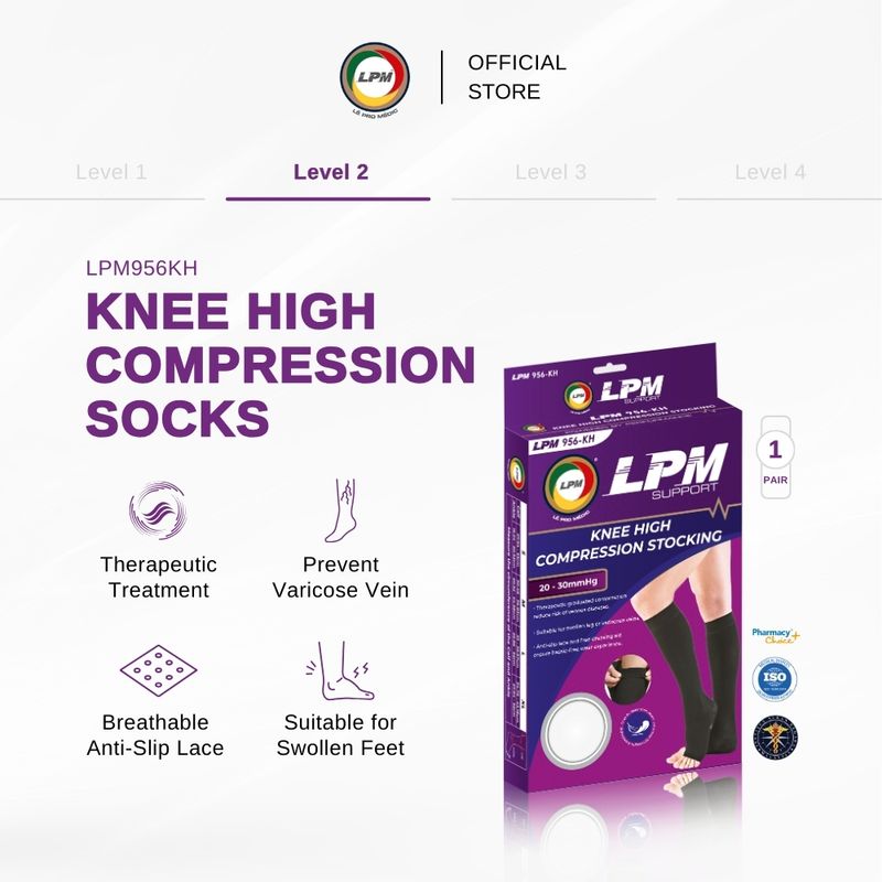 KNEE THIGH COMPRESSION STOCKING