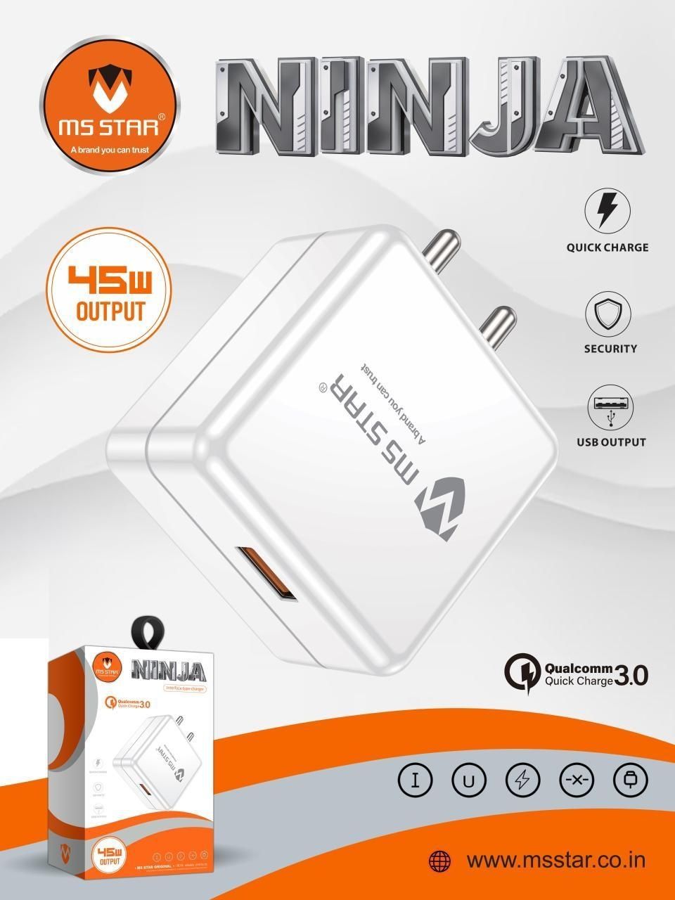 MS STRA NINJA 45 W CHARGER