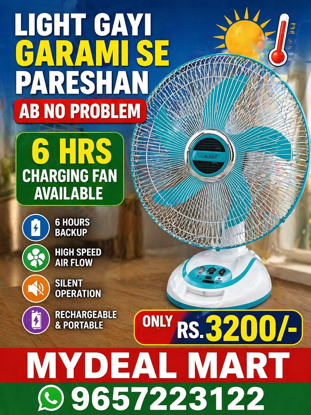 CALASO TABLE FAN