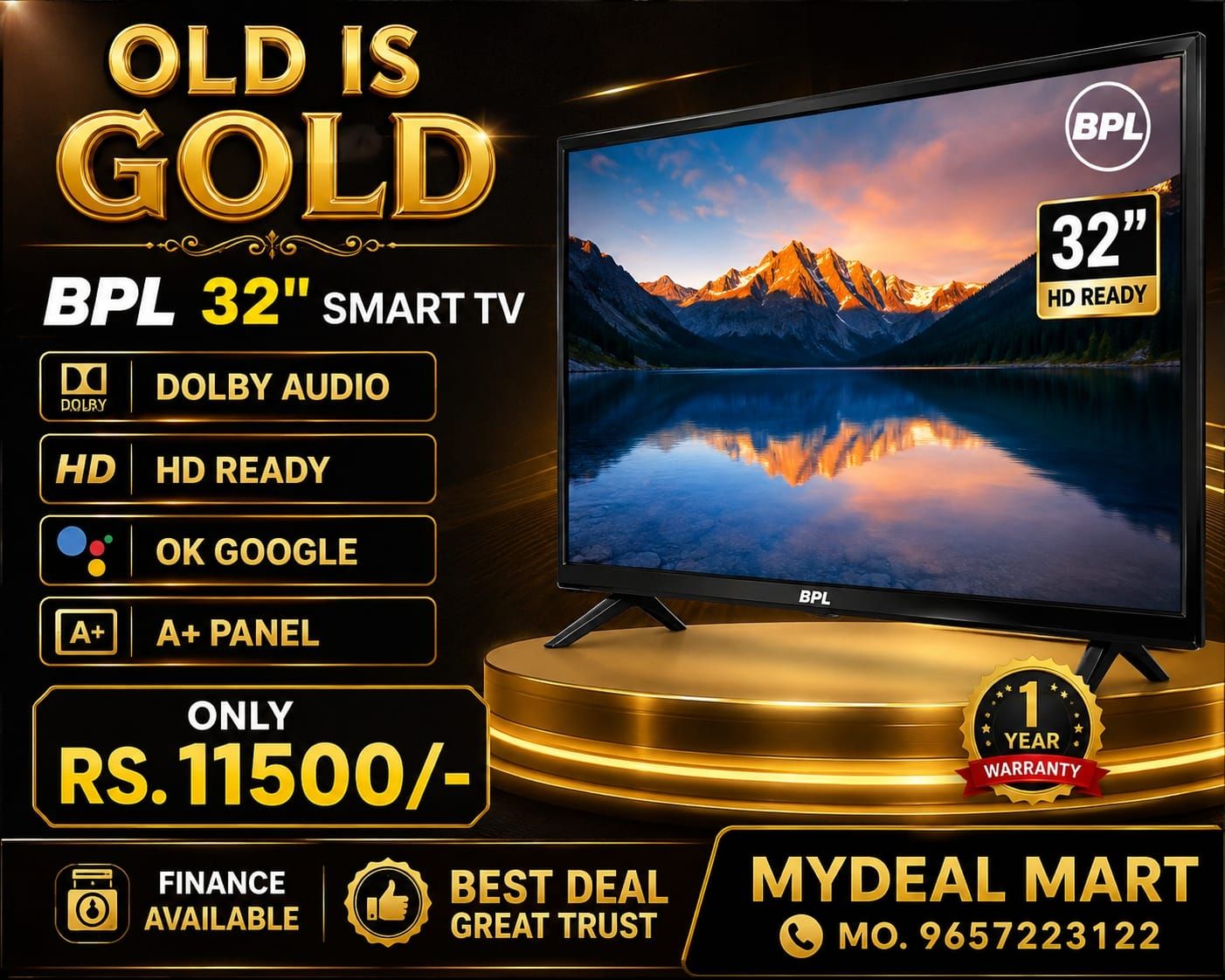 BPL 32" TV