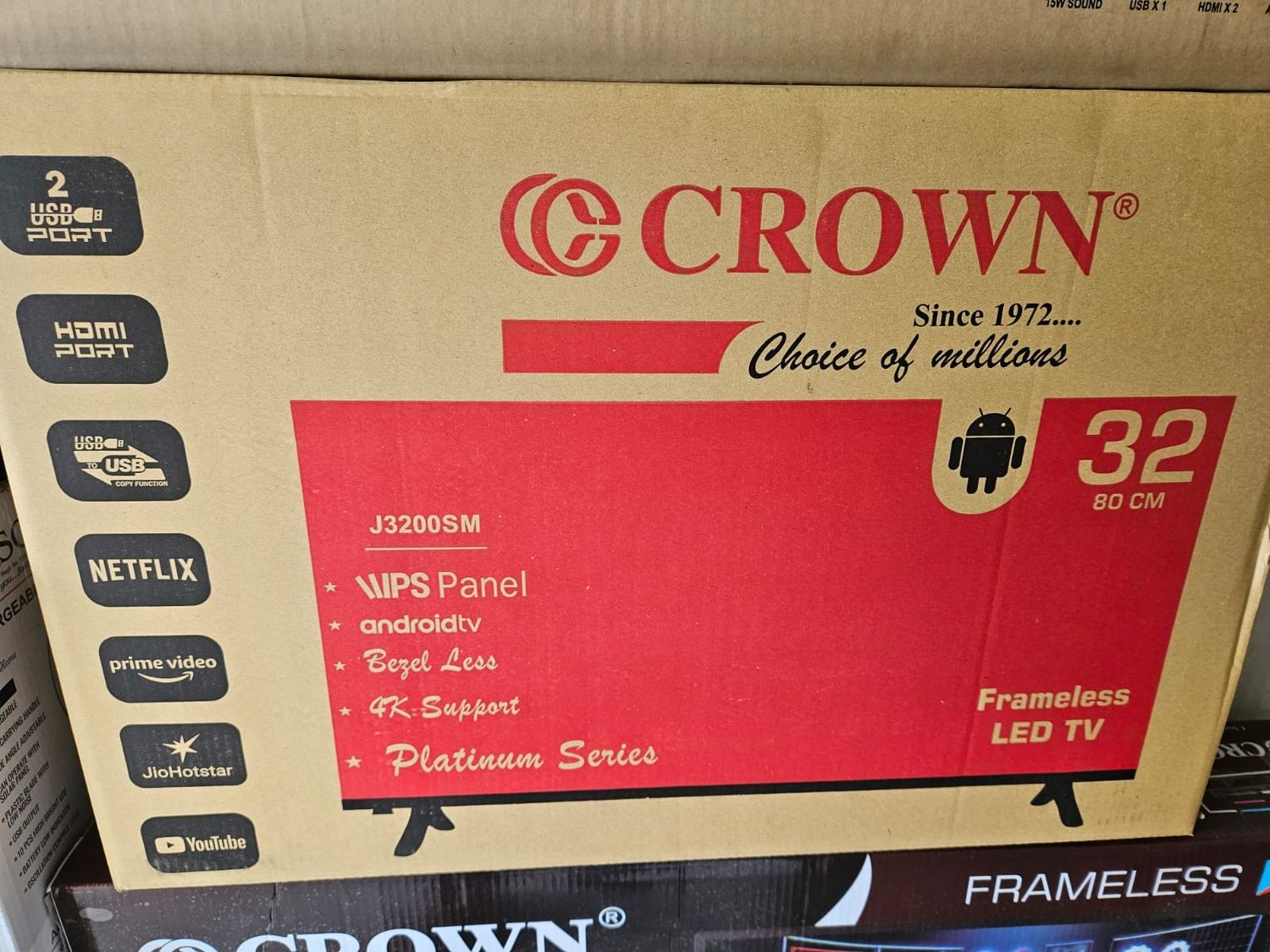 CROWN 32" LED TV