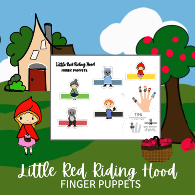 Free Printable Finger Puppets - Little Red Riding Hood