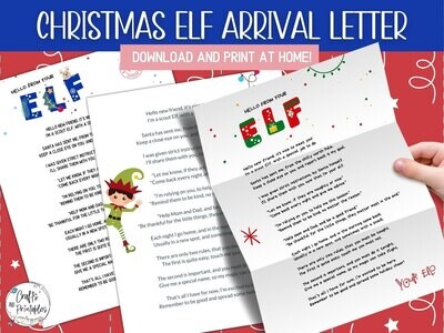 Christmas Elf Arrival Letter – 3 FREE Printable Letters!