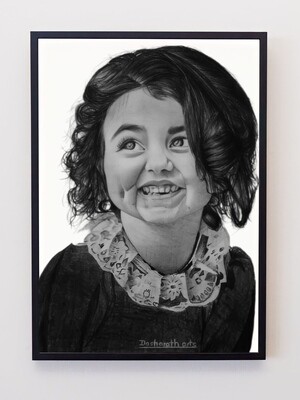 Baby Realistic Pencil Sketch | Pencil Portrait by Dasharath Bhatt