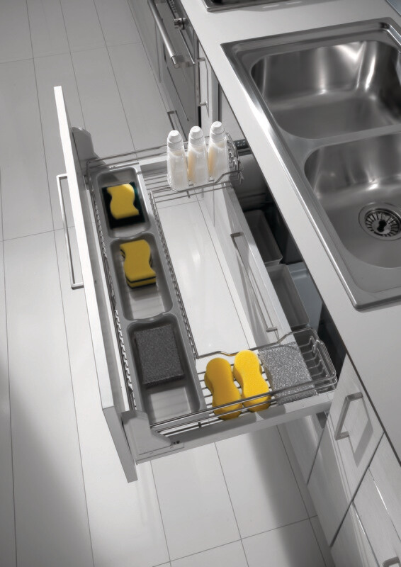 Dynamic Under Sink Pull Out - 1000mm Chrome