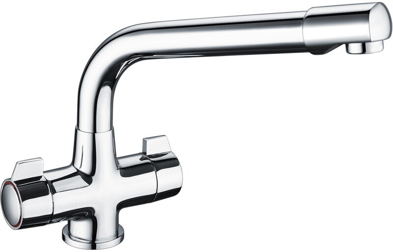 Mastercraft Classic Dual Lever Quarter Turn Mixer Tap - Chrome