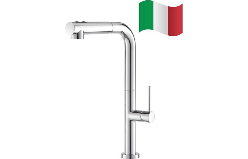 Mastercraft+ Mosa Single Lever L-Shaped Tall Mixer Tap - Chrome