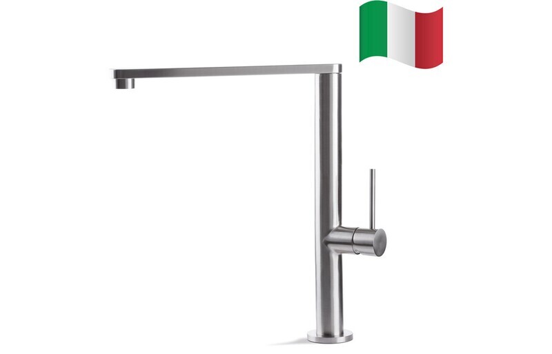 Mastercraft+ Tiber Single Lever Flat Mixer Tap - Stainless Steel