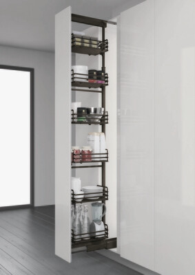 Elite Tall Larder Pull Out - 300mm Anthracite