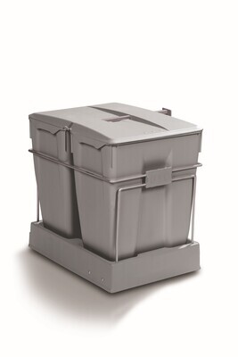 60 litre Grey Bin to Suit 450mm Cabinet.