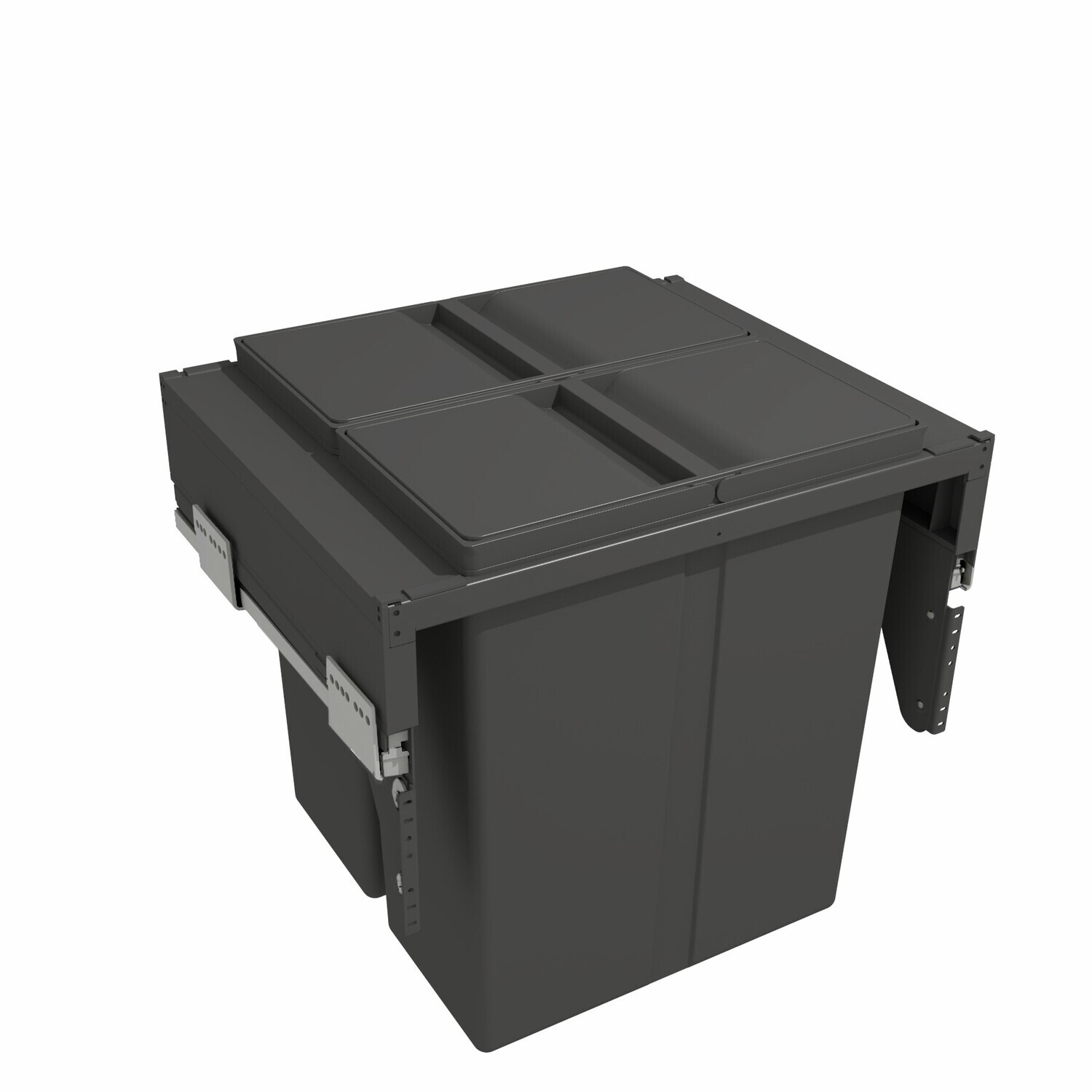 Evo 80 Litre Anthracite Bin to Suit 600mm Cabinet.